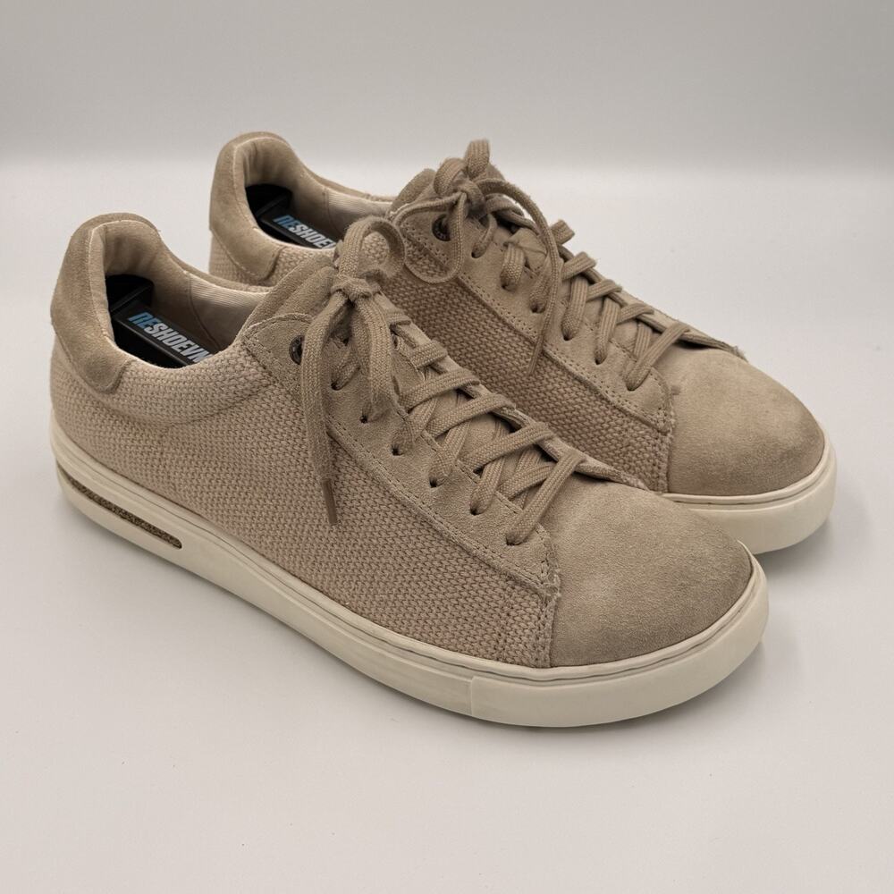 Birkenstock Bend Low Sandcastle Canvas and Suede Sneakers Men Size US 8 Women 10